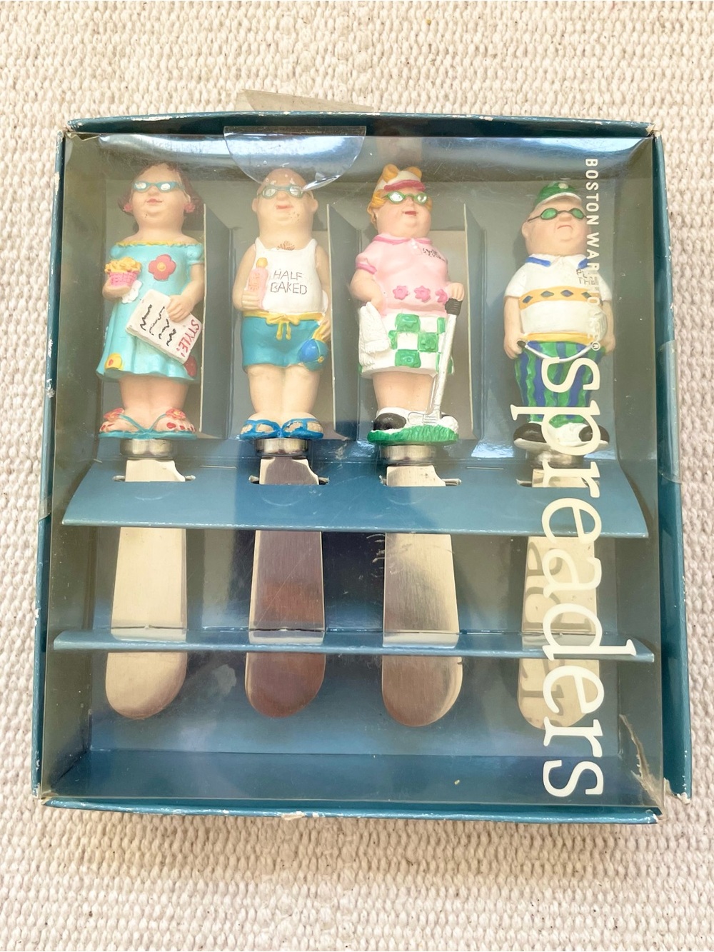 Boston Warehouse Spreaders Fat Vacation People Novelty Quirky 90s New